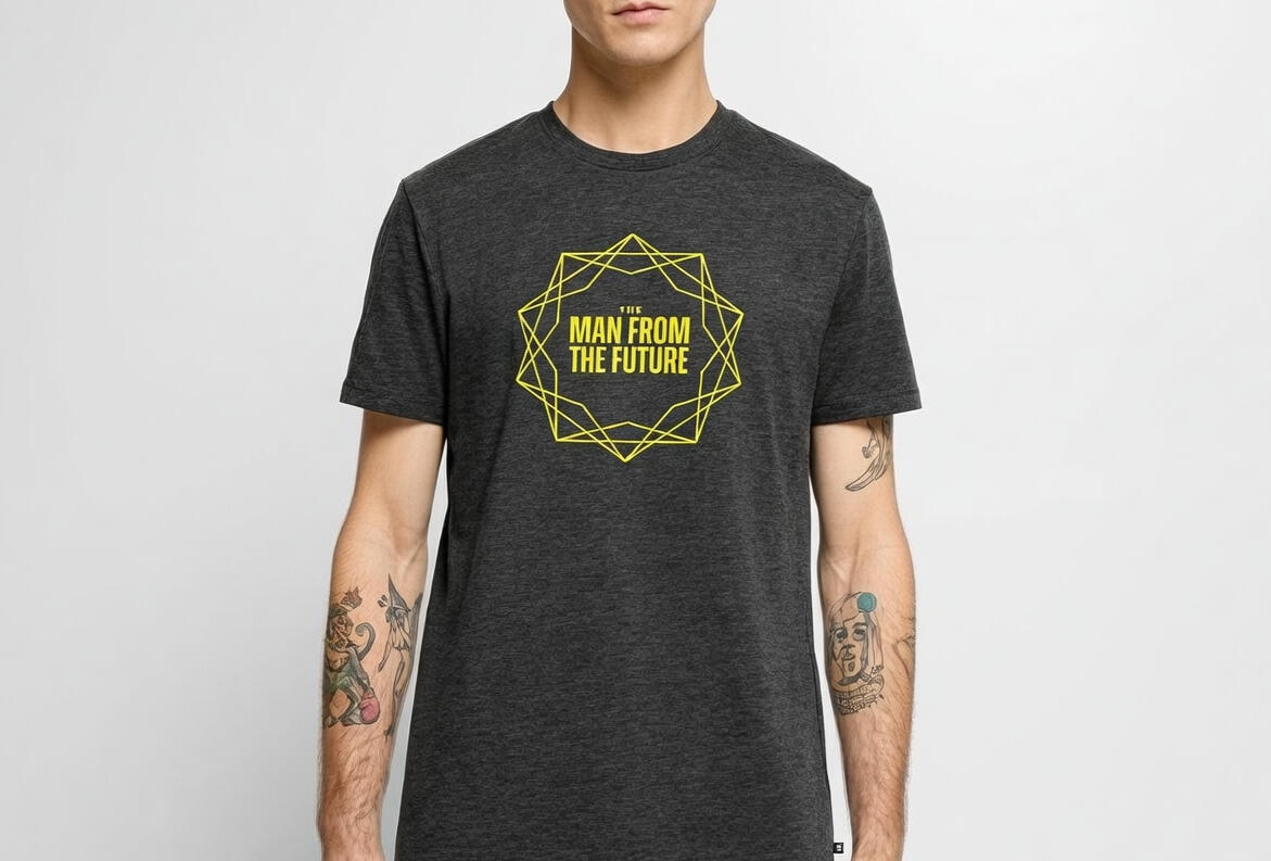 The Man From The Future logo t-shirt